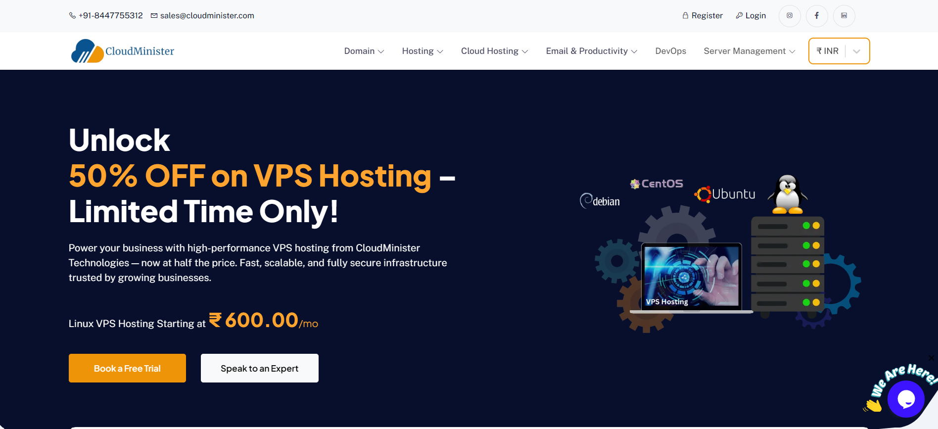 CloudMinister | Reliable Web, Cloud Hosting & Server Solutions